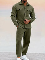 Matthew - Men's Utility Shirt & Jogger Set