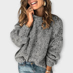 Meredith - Women's Textured Knit Pullover
