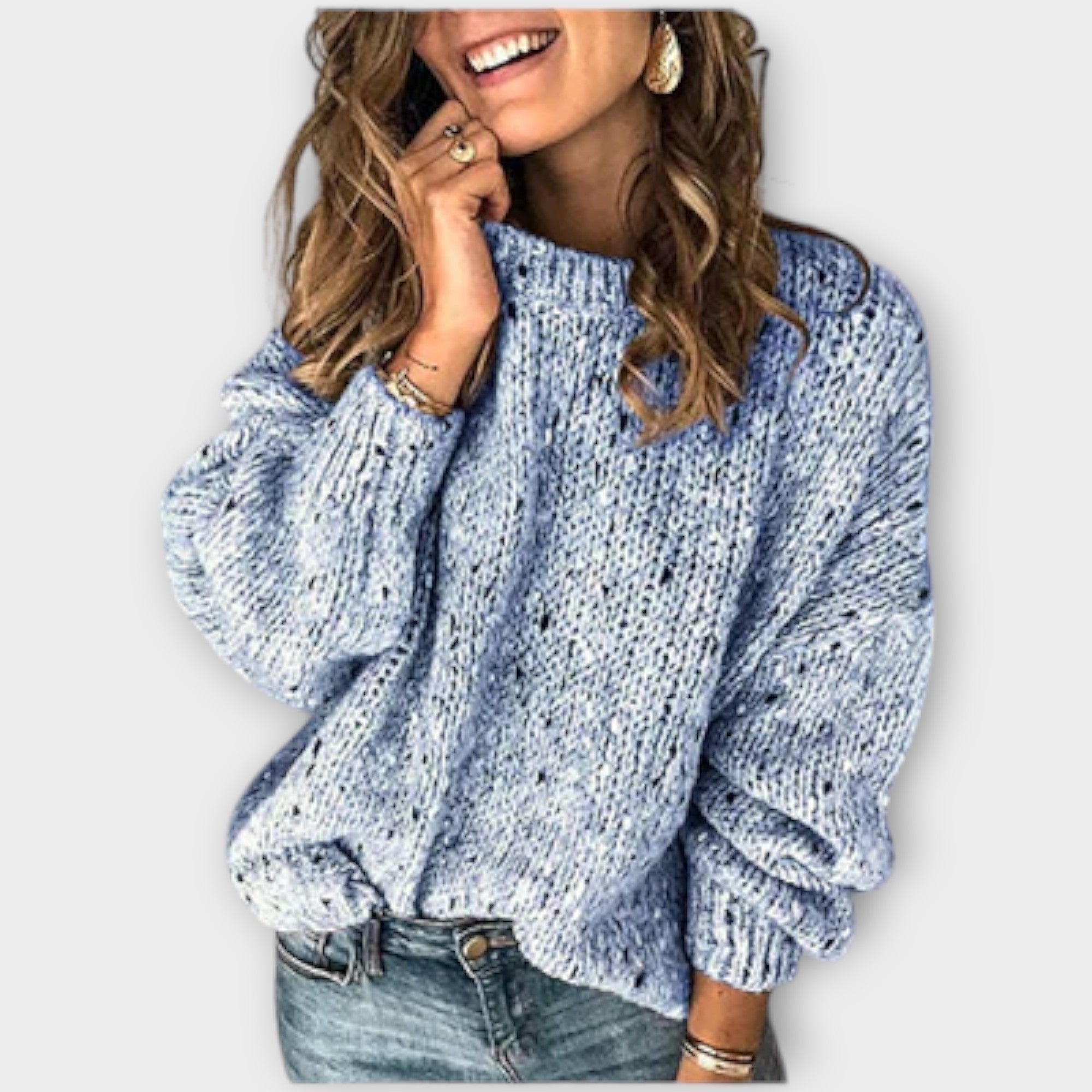 Meredith - Women's Textured Knit Pullover
