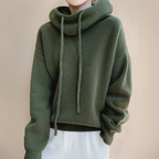 Meredith - Women's Turtleneck Wool Sweater