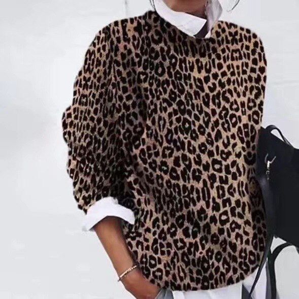 Mia - Women's Multicolor Floral Knit Pullover