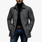 Michael – Men’s Collared Longline Coat 2