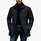Michael – Men’s Collared Longline Coat 4