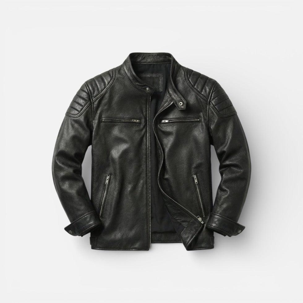 Miguel - Men's Leather Biker Jacket
