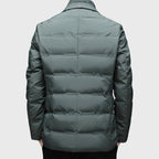 Milo - Men's Duck Down Puffer Windbreaker Blazer with Notch Lapel