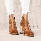 Natasha - Women's Western Studded Ankle Boots