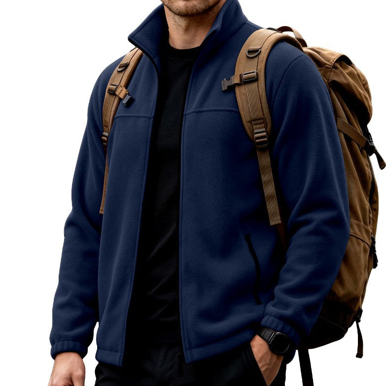 Nathan - Men's Lightweight Fleece Zip-Up Jacket 10