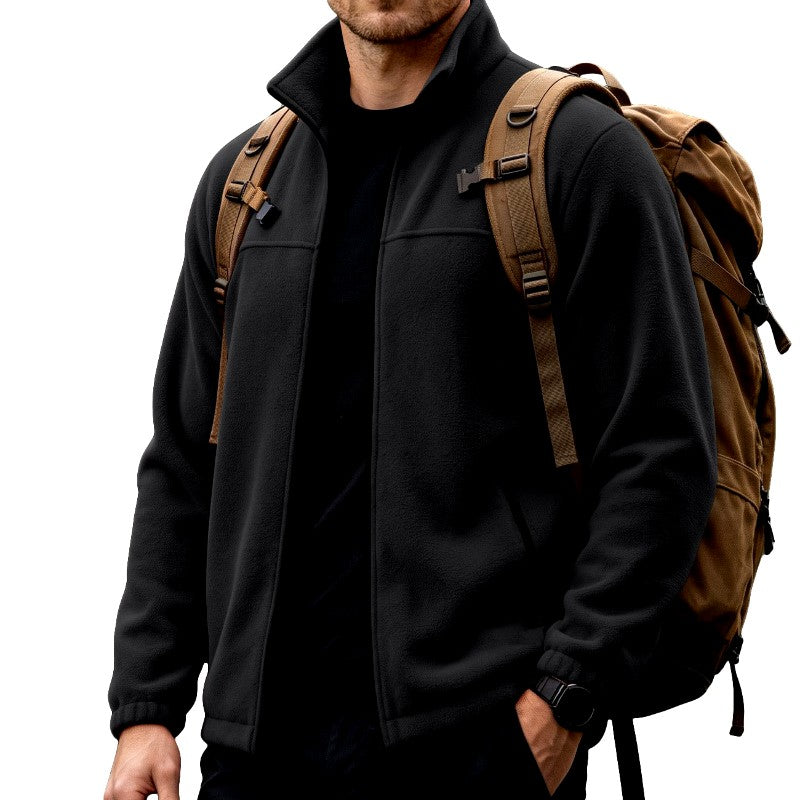 Nathan - Men's Lightweight Fleece Zip-Up Jacket 11