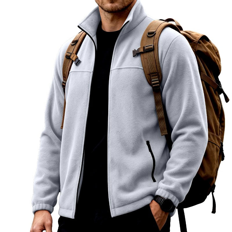 Nathan - Men's Lightweight Fleece Zip-Up Jacket 12