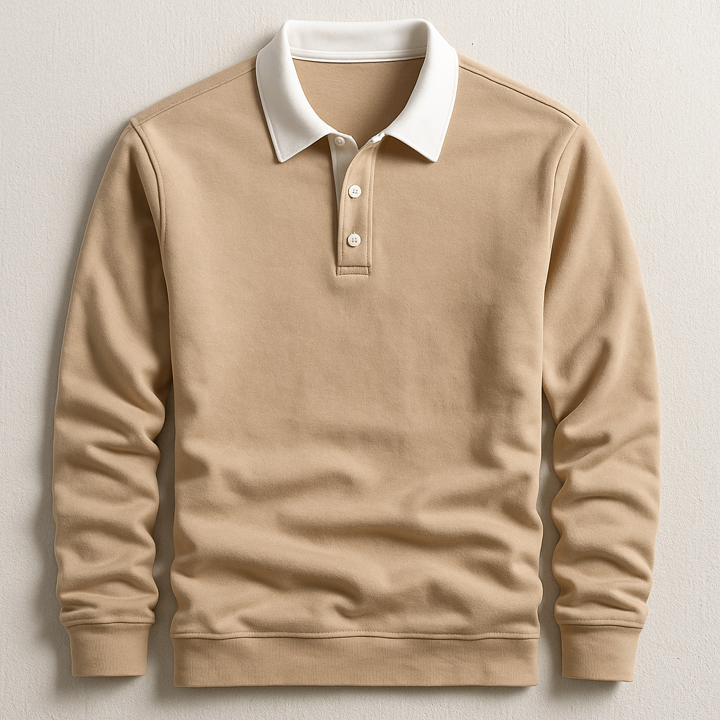 Nathaniel - Men's Long Sleeve Polo
