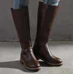 Ophelia - Women's Knee-High Leather Boots
