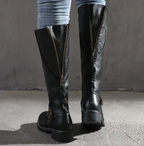Ophelia - Women's Knee-High Leather Boots