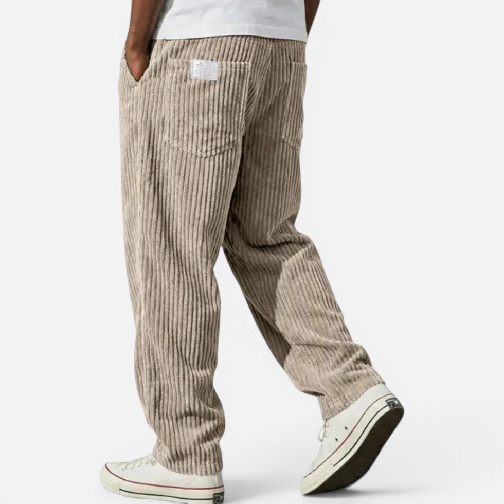 Oscar - Men's Relaxed-Fit Corduroy Pants