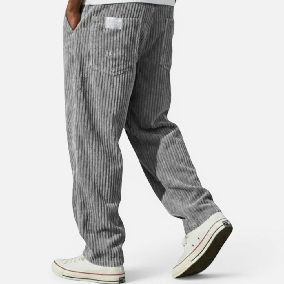 Oscar - Men's Relaxed-Fit Corduroy Pants