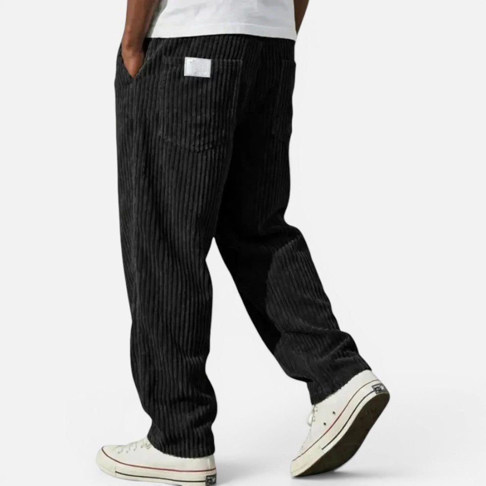 Oscar - Men's Relaxed-Fit Corduroy Pants