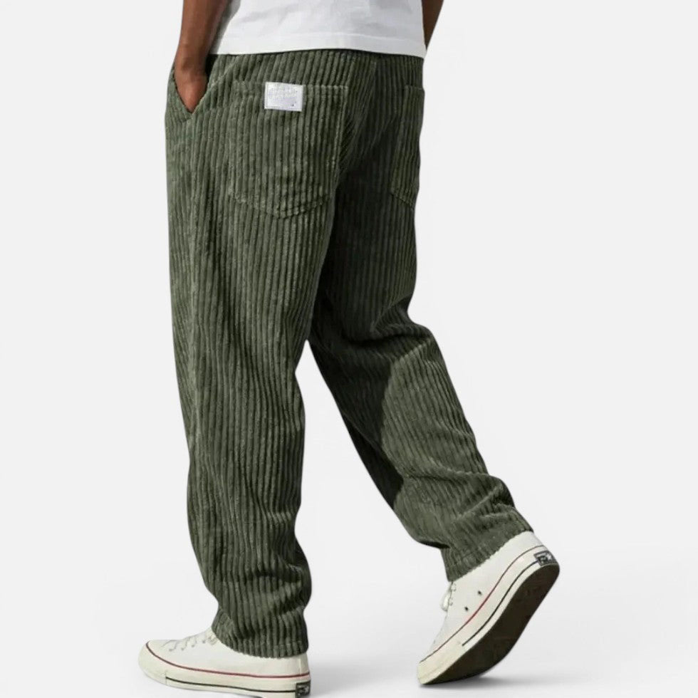 Oscar - Men's Relaxed-Fit Corduroy Pants