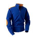 Owen - Men's Textured Stand Collar Zippered Jacket 4