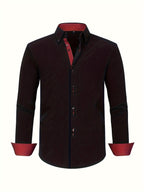Parker - Men's Lightweight Button-Down Shirt with Contrast Details