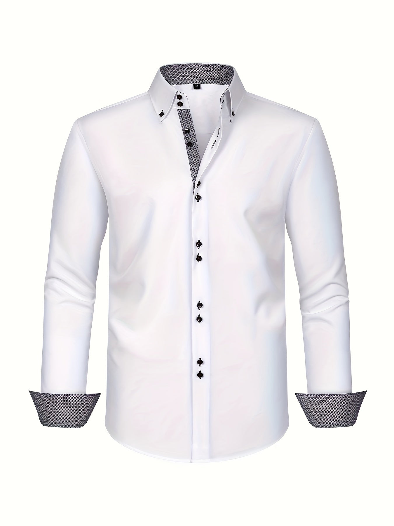 Parker - Men's Lightweight Button-Down Shirt with Contrast Details