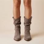 Piper - Women's Slouch Suede Ankle Boot