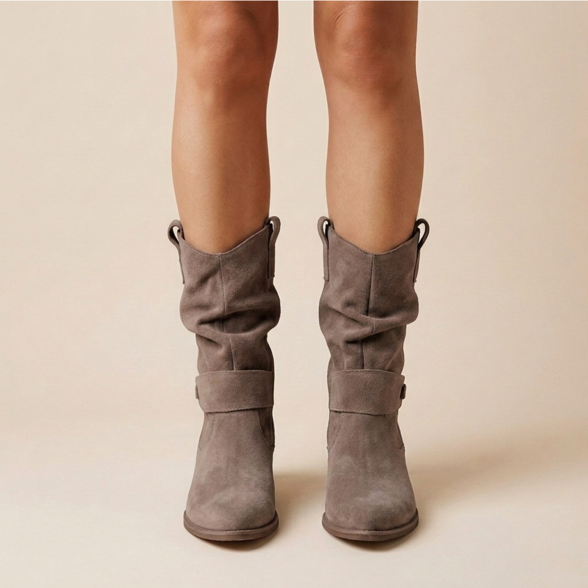 Piper - Women's Slouch Suede Ankle Boot
