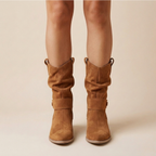 Piper - Women's Slouch Suede Ankle Boot