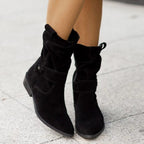 Piper - Women's Slouch Suede Ankle Boot