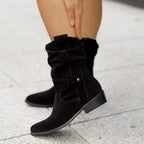 Piper - Women's Slouch Suede Ankle Boot