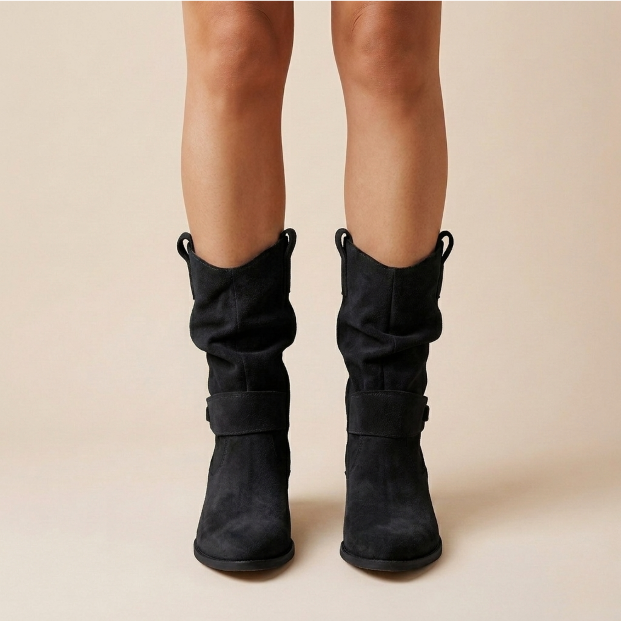 Piper - Women's Slouch Suede Ankle Boot