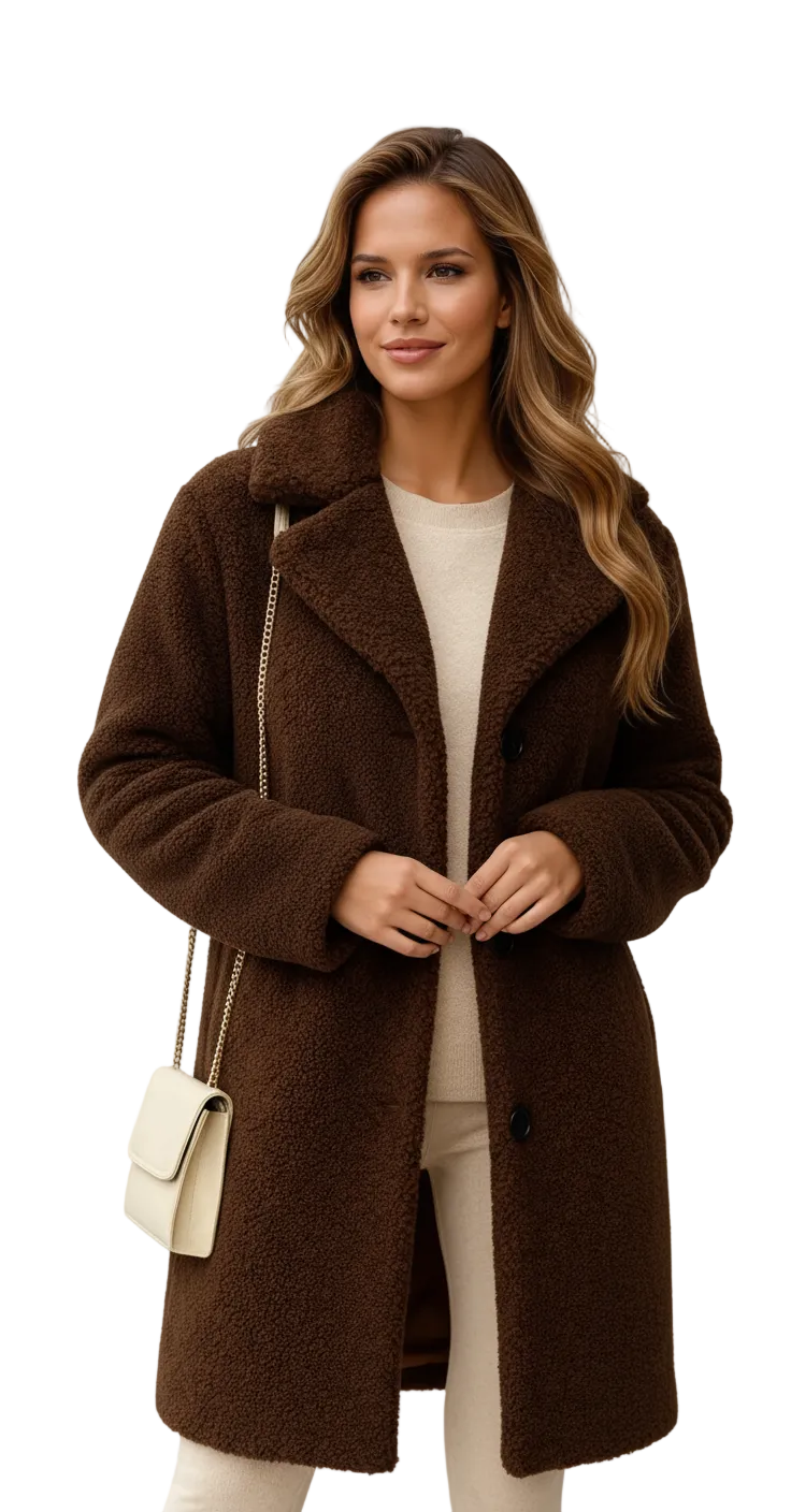 Quinley - Women's Boucle Wool-Blend Coat
