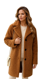 Quinley - Women's Boucle Wool-Blend Coat