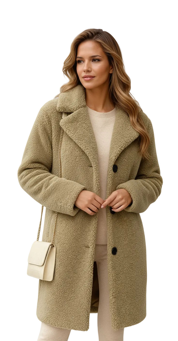 Quinley - Women's Boucle Wool-Blend Coat