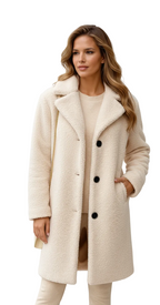 Quinley - Women's Boucle Wool-Blend Coat