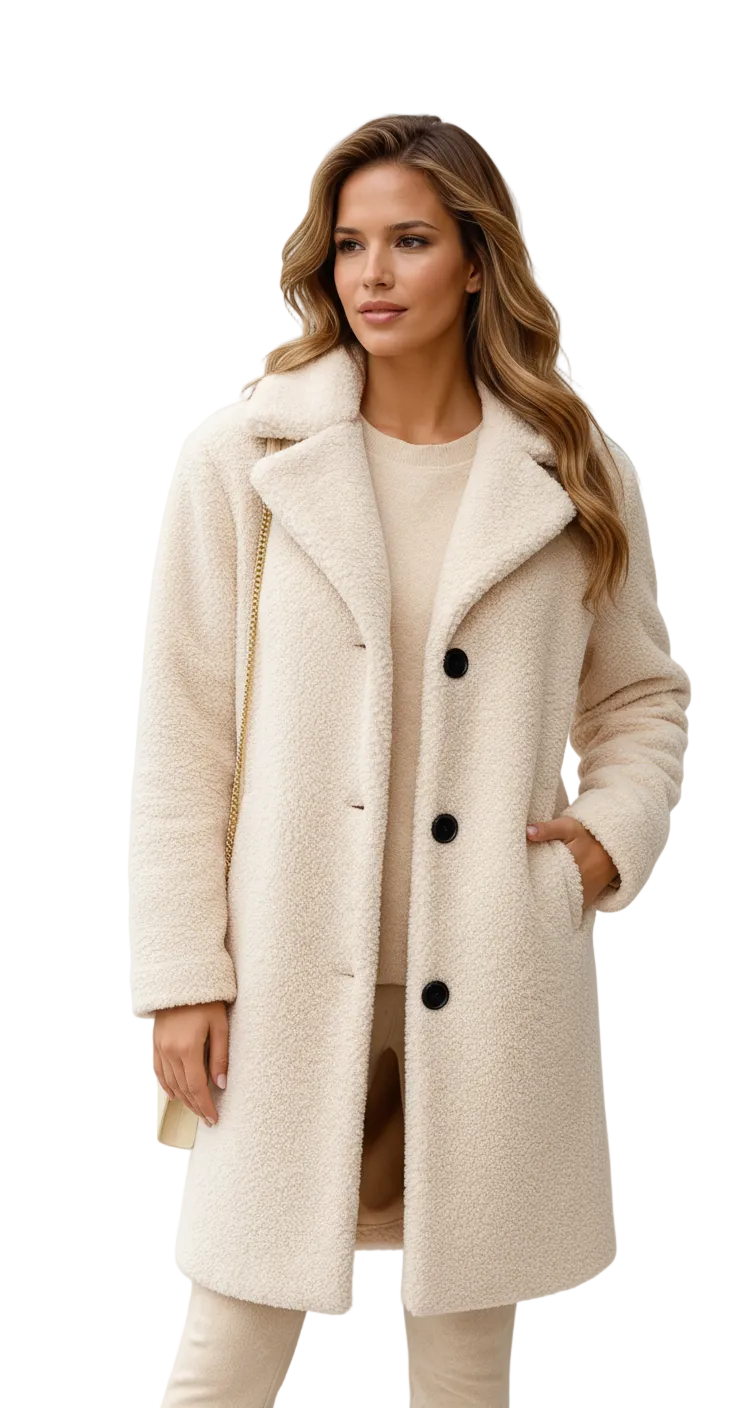 Quinley - Women's Boucle Wool-Blend Coat
