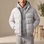 Raylan - Men's Quilted Puffer Jacket with Hood