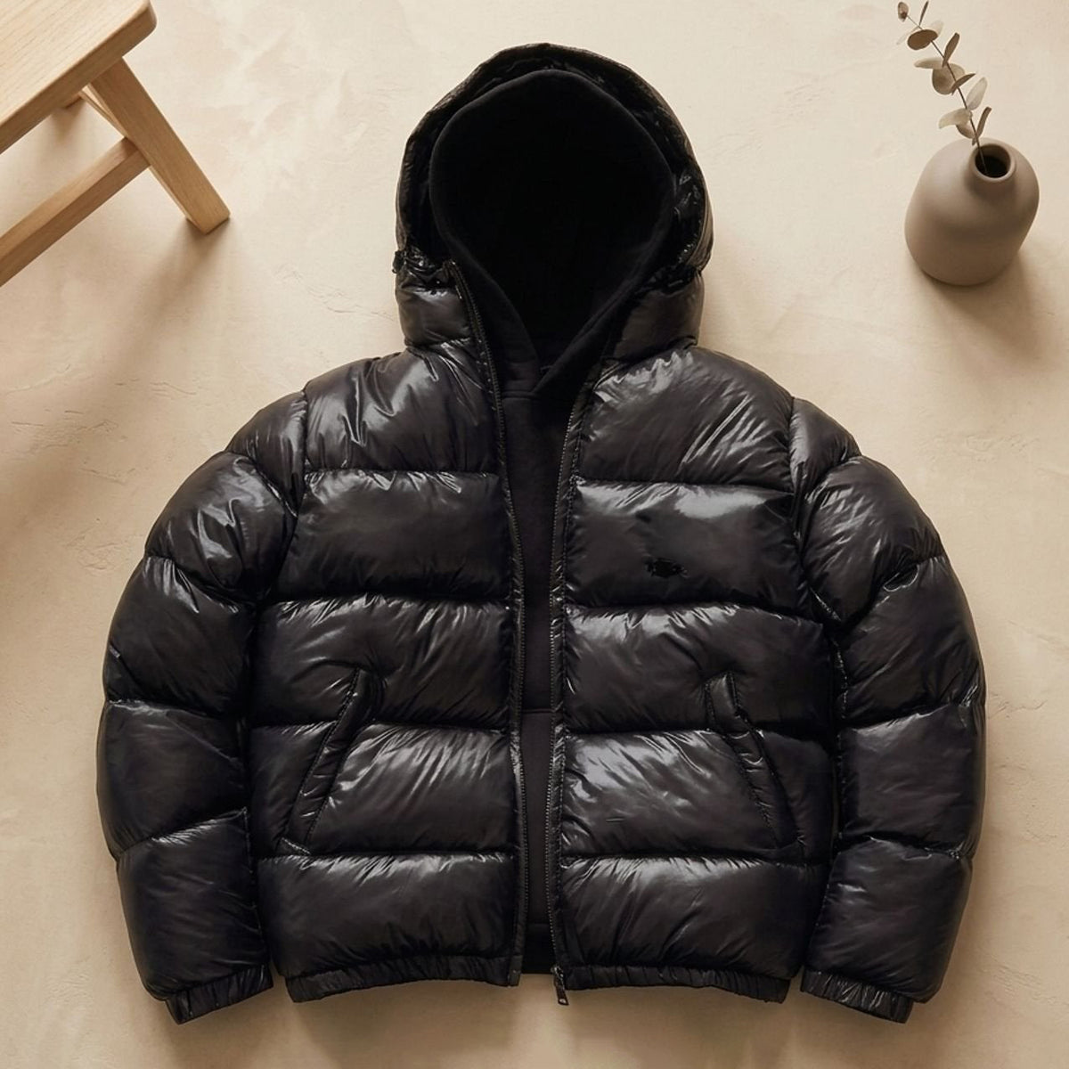 Raylan - Men's Quilted Puffer Jacket with Hood