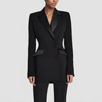 Reeves - Women's Classic Double-Breasted Blazer Dress