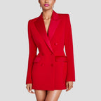 Reeves - Women's Classic Double-Breasted Blazer Dress