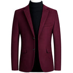 Romeo - Men's Slim-Fit Two-Button Suit Blazer  4