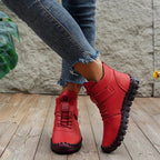 Rosalind - Women's Lace-Up Ankle Boots with Whipstitched Sole