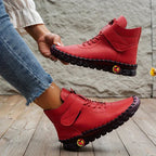 Rosalind - Women's Lace-Up Ankle Boots with Whipstitched Sole