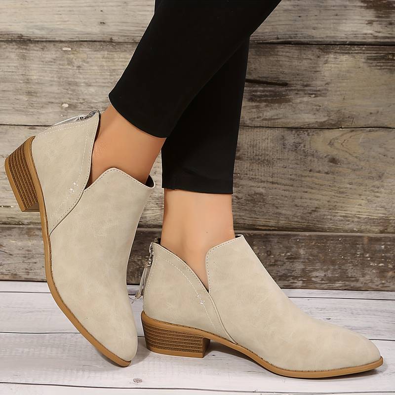 Rosie - Women's Suede Ankle Bootie