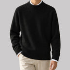 Rowan - Men's Brushed Crewneck Pullover with Ribbed Trim