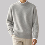 Rowan - Men's Brushed Crewneck Pullover with Ribbed Trim