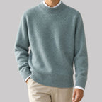 Rowan - Men's Brushed Crewneck Pullover with Ribbed Trim
