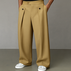 Rowan - Men's Pleated Wide-Leg Trousers