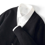 Samuel - Men's Wool V-Neck Cardigan  3
