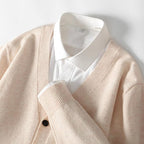 Samuel - Men's Wool V-Neck Cardigan  4
