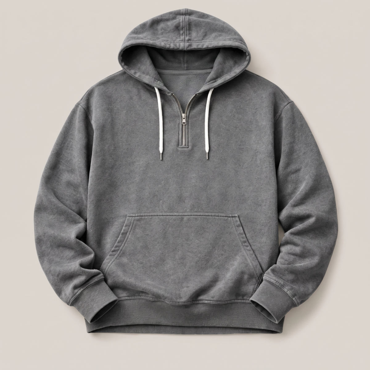 Simon - Men’s Half-Zip Long Sleeve Hoodie