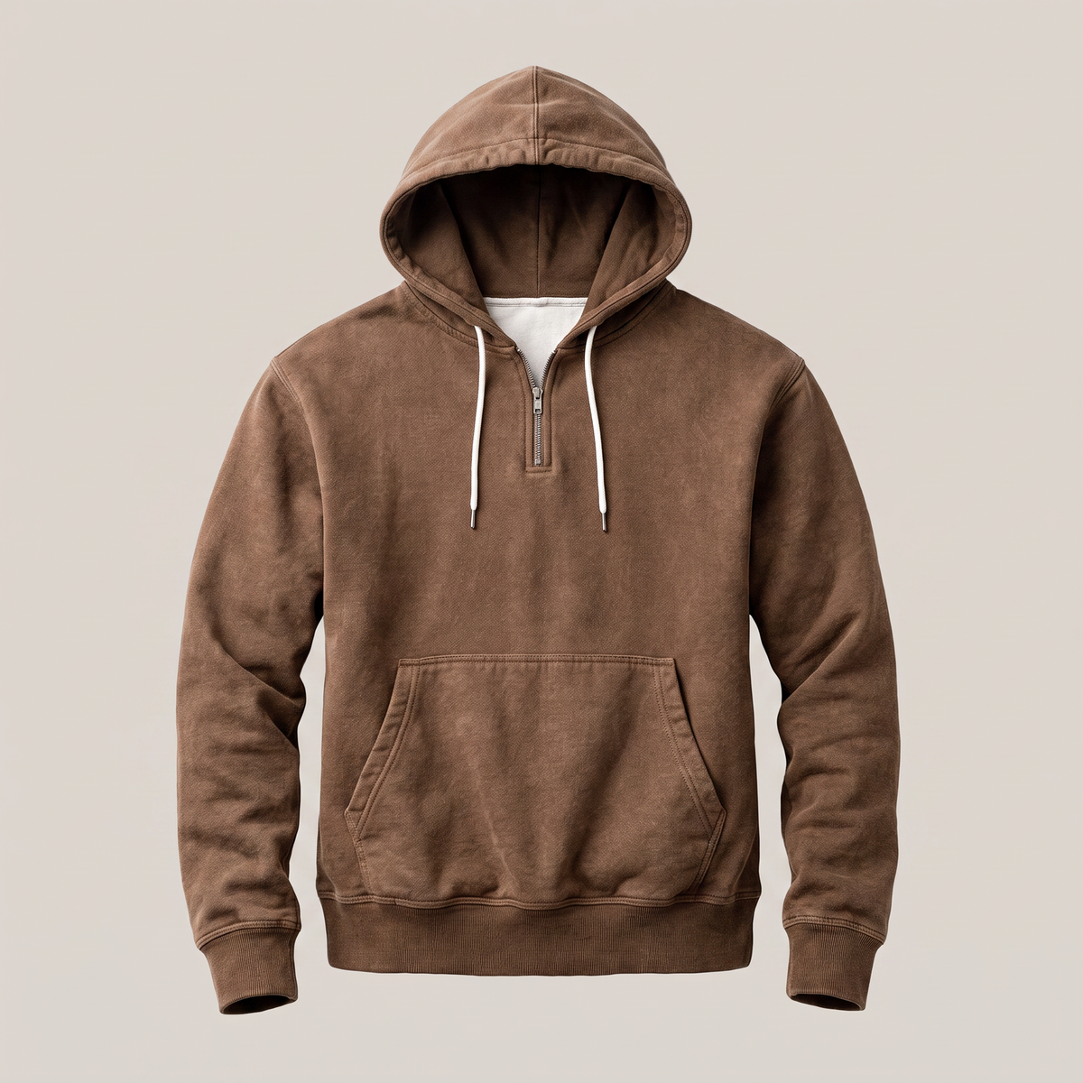 Simon - Men’s Half-Zip Long Sleeve Hoodie